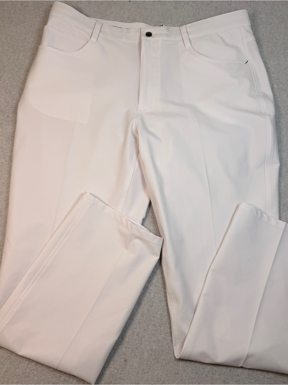 FootJoy Golf Pants Mens White Stretch Slim